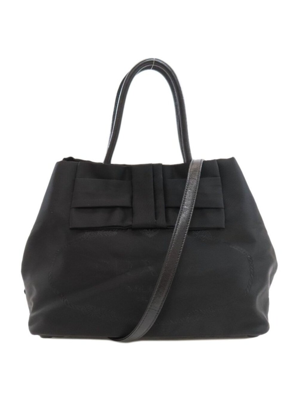 Prada Fiocco 2-Way Handbag Nylon
